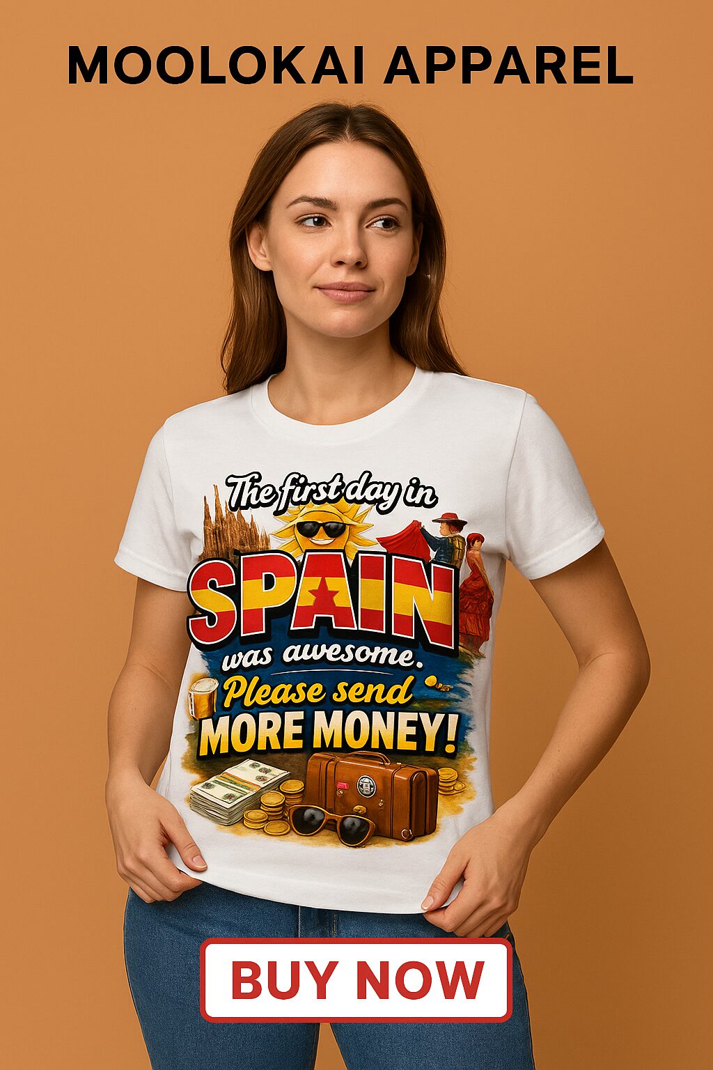 The first day in Spain was awesome. Please send more money!