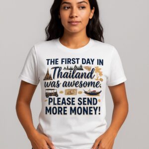 Awesome Thailand Graphic Tee – Unisex Funny Travel Shirt