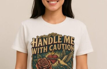 T Shirt Designer Home 42 Handle me with Caution