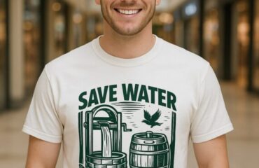 T Shirt Designer Home 41 Save Water Drink Beer