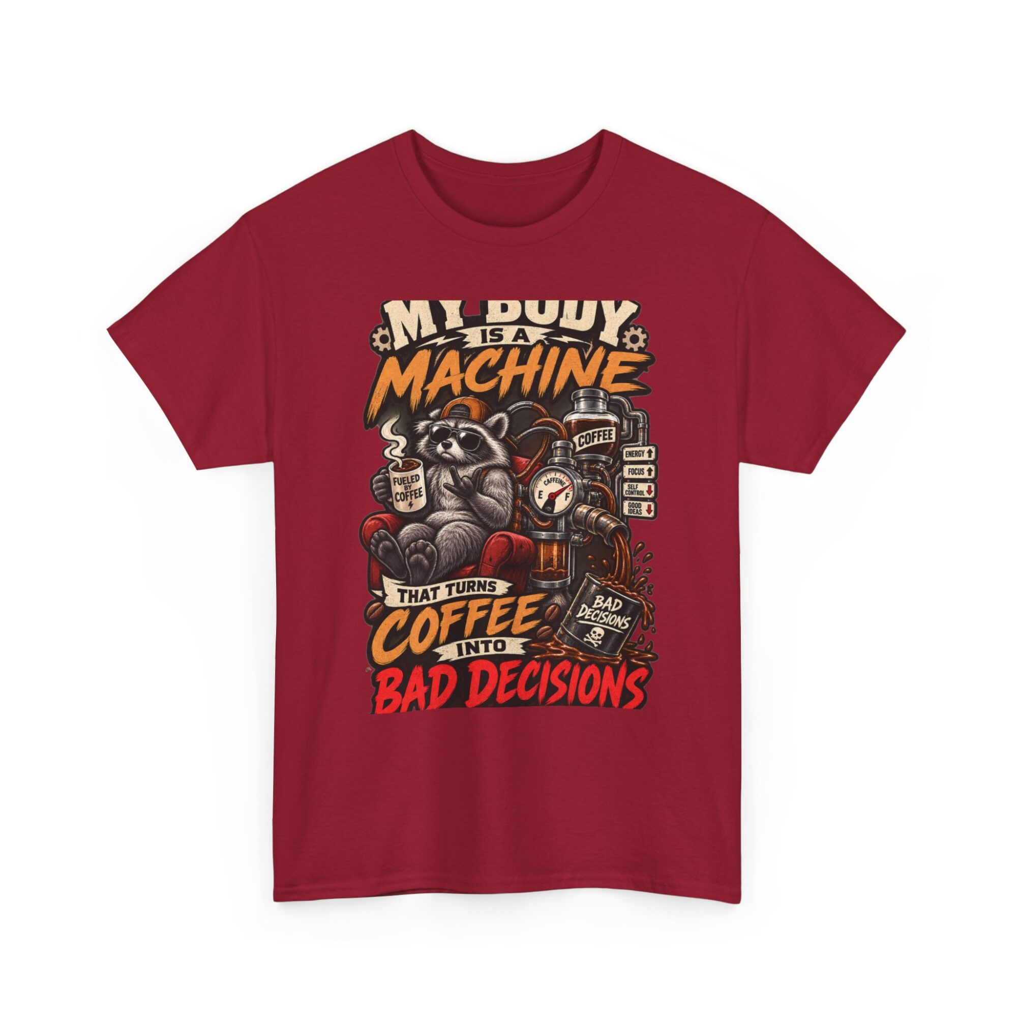 Funny Coffee Machine Graphic Tee – Unisex Premium T-Shirt 43 Funny Coffee Machine Graphic Tee – Unisex Premium T-Shirt