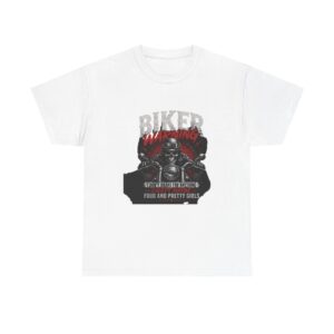 T Shirt Designer Home 16 Biker Warning Graphic Tee - Bold Unisex T-Shirt for Motorcycle Enthusiasts