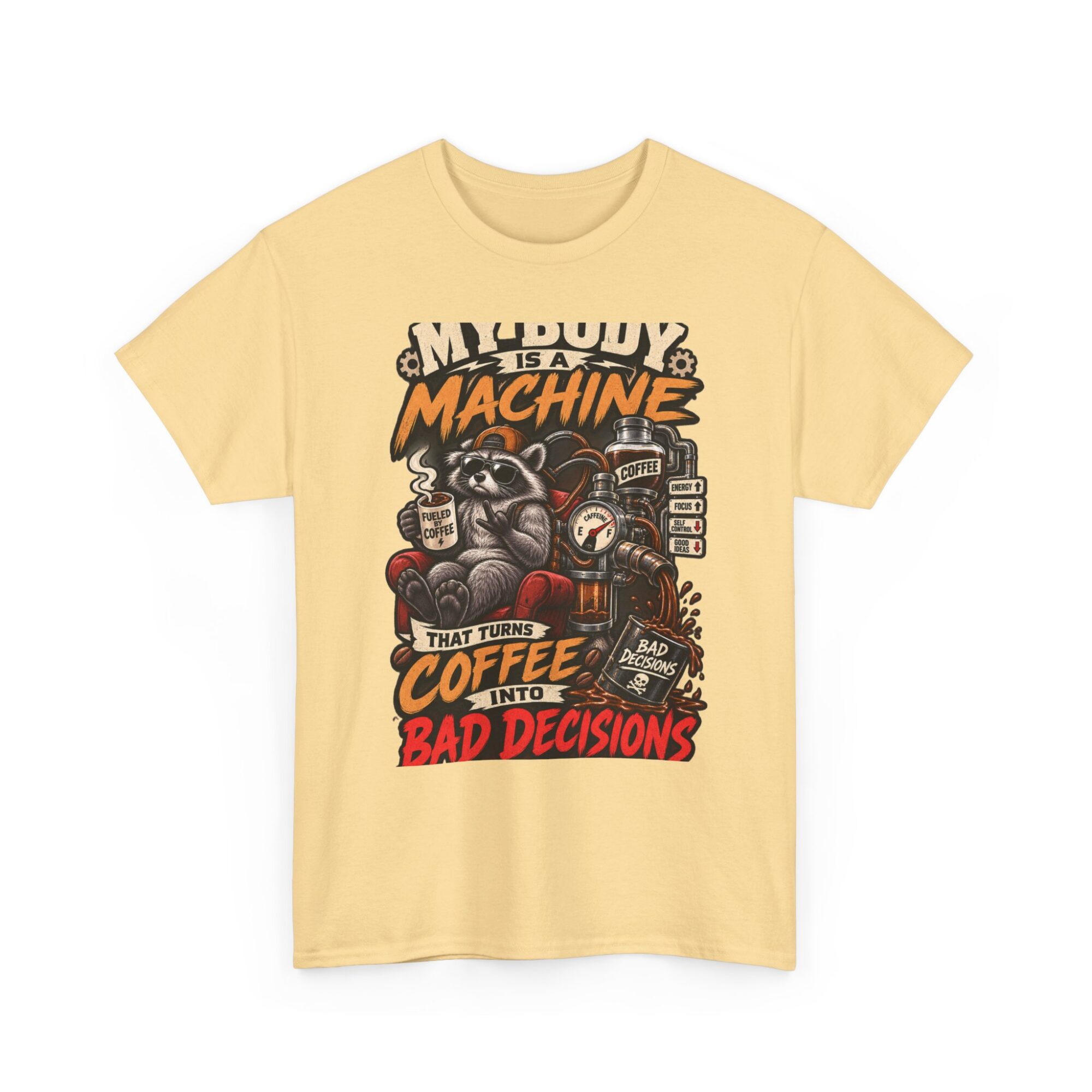 Funny Coffee Machine Graphic Tee – Unisex Premium T-Shirt 11 Funny Coffee Machine Graphic Tee – Unisex Premium T-Shirt