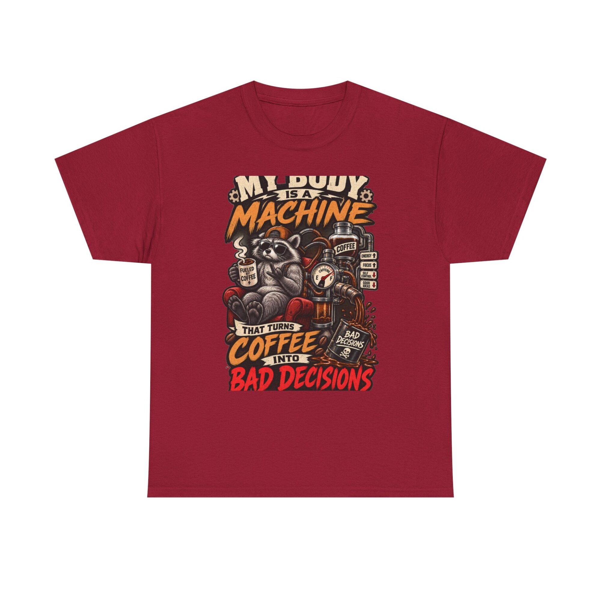 Funny Coffee Machine Graphic Tee – Unisex Premium T-Shirt 41 Funny Coffee Machine Graphic Tee – Unisex Premium T-Shirt