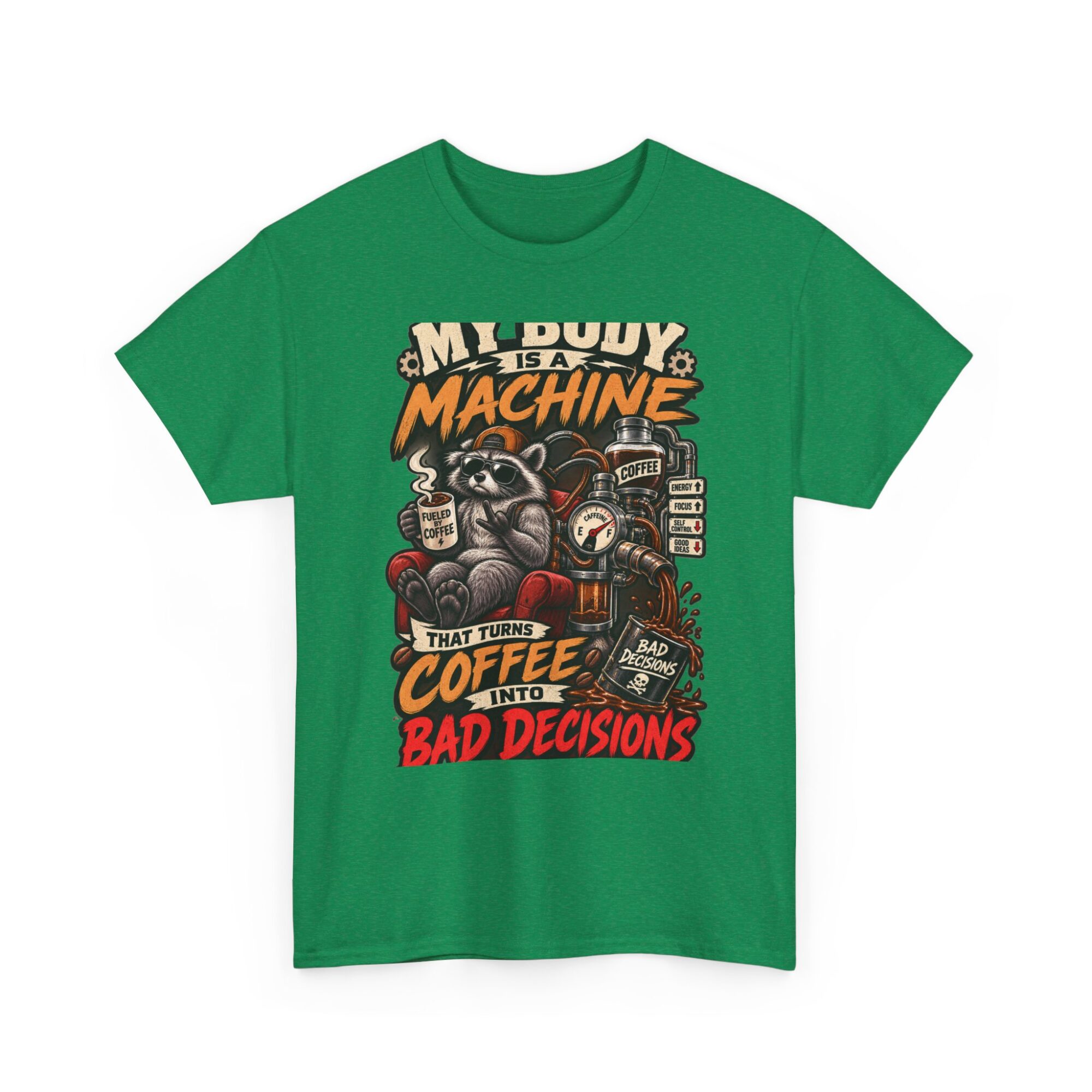 Funny Coffee Machine Graphic Tee – Unisex Premium T-Shirt 27 Funny Coffee Machine Graphic Tee – Unisex Premium T-Shirt
