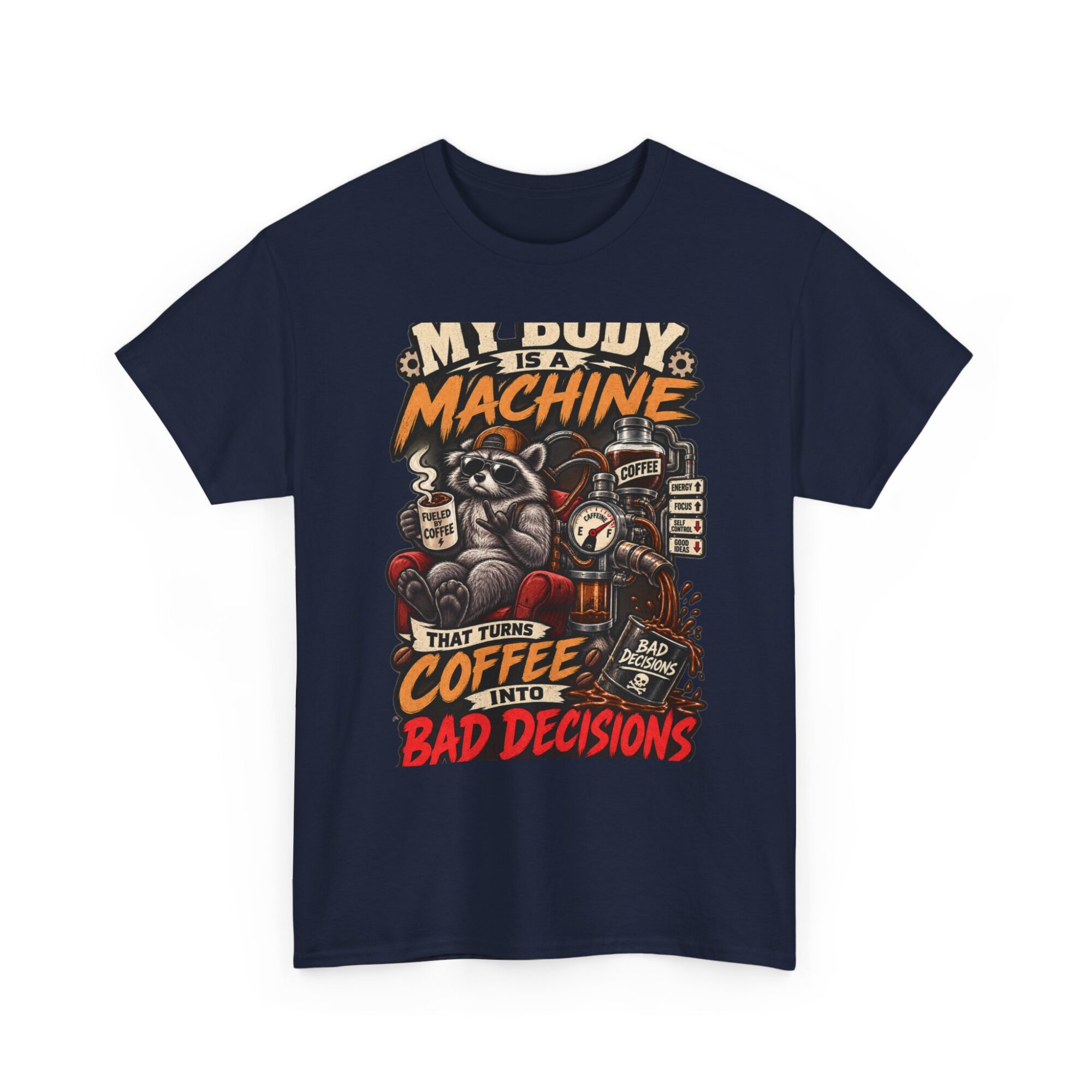 Funny Coffee Machine Graphic Tee – Unisex Premium T-Shirt 35 Funny Coffee Machine Graphic Tee – Unisex Premium T-Shirt