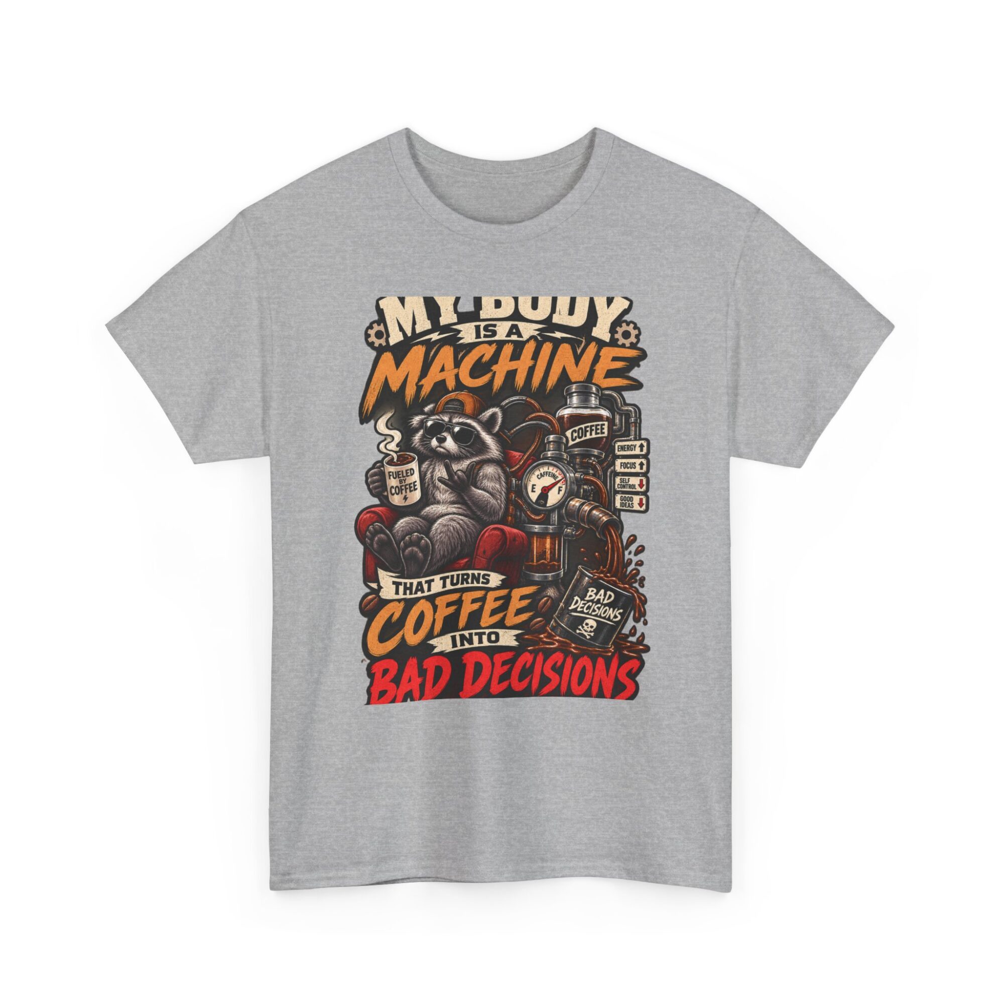 Funny Coffee Machine Graphic Tee – Unisex Premium T-Shirt 15 Funny Coffee Machine Graphic Tee – Unisex Premium T-Shirt