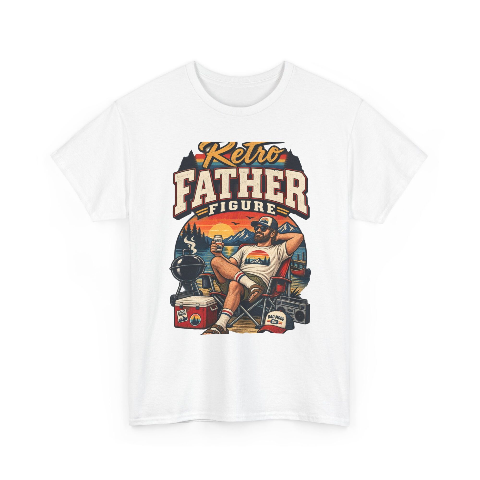 Retro Father Figure Graphic Tee | Unisex Comfort T-Shirt for Everyday Style 3 Retro Father Figure Graphic Tee | Unisex Comfort T-Shirt for Everyday Style
