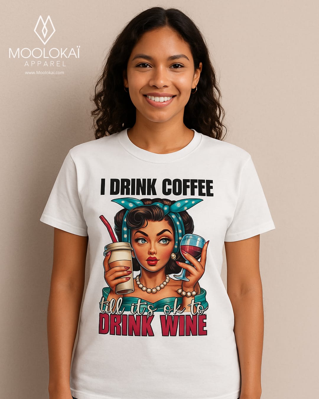 I drink coffee till its time to drink wine